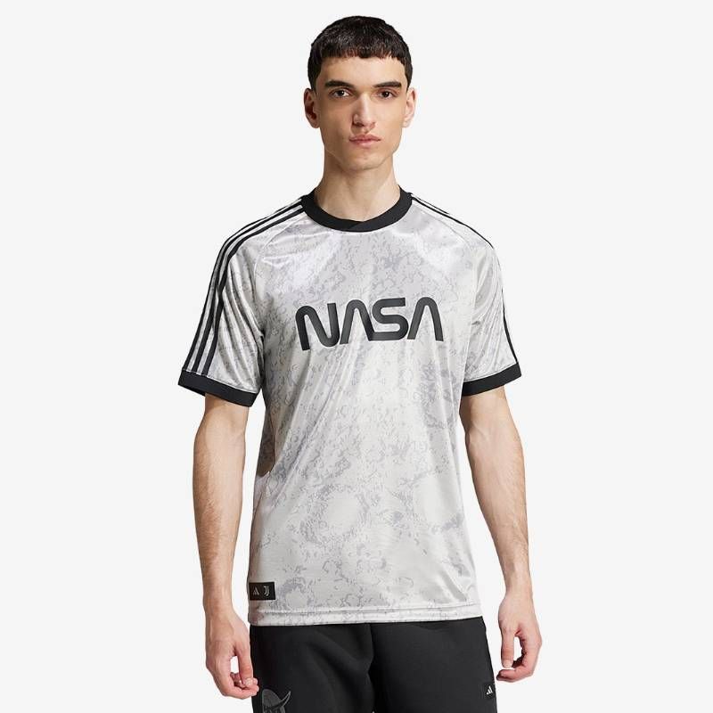 【送料無料・匿名配送】adidas アディダス ユヴェントス × NASA シャツ グレー 月面 新品 正規品 日本未発売