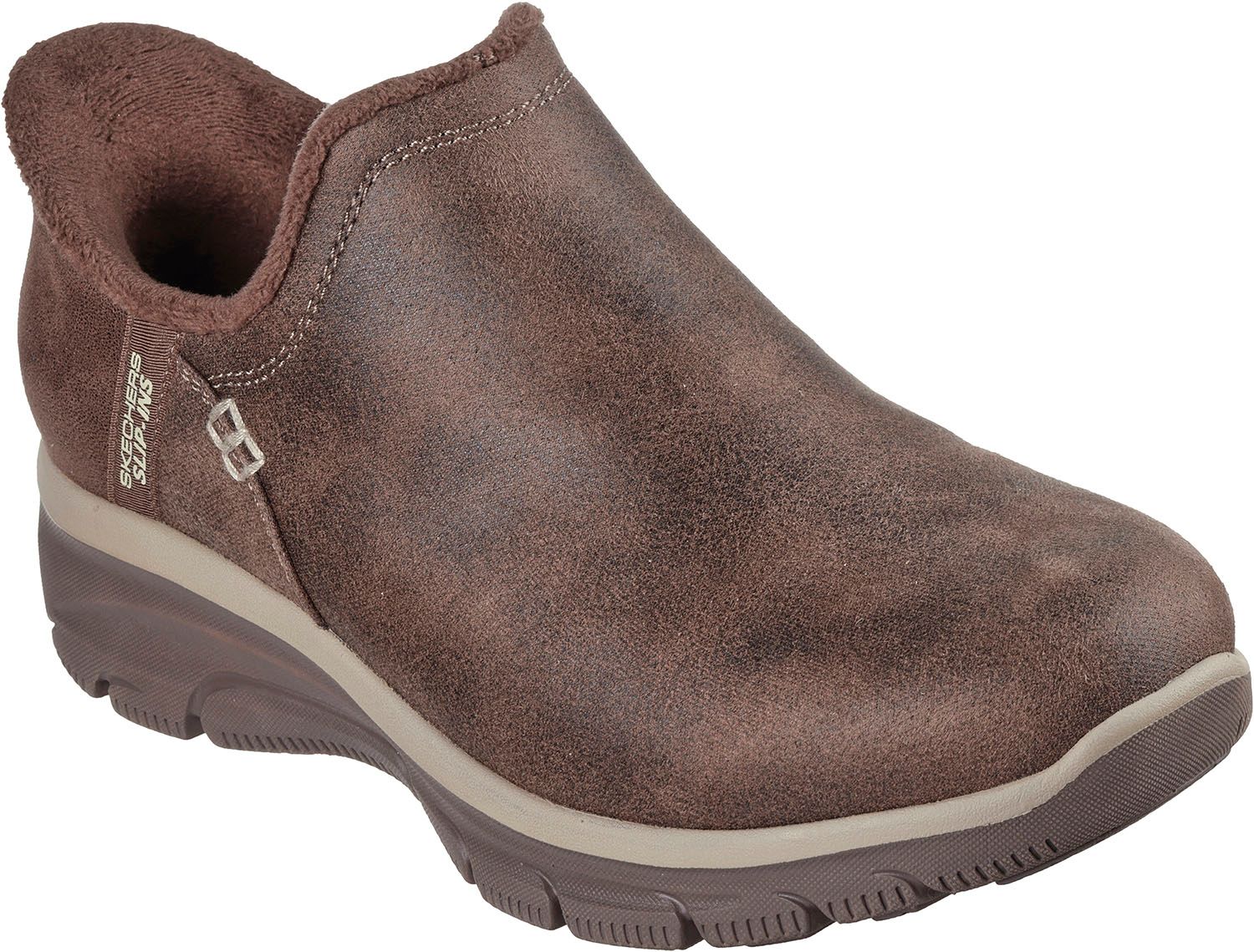 スケッチャーズ SKECHERS イージー ゴーイング モダン アワー レディース EASY GOING-MODERN ハンズフリー スリップインズ ブーツ 靴 リラックスドフィット 女性  167872 CHOC チャコール 22.0