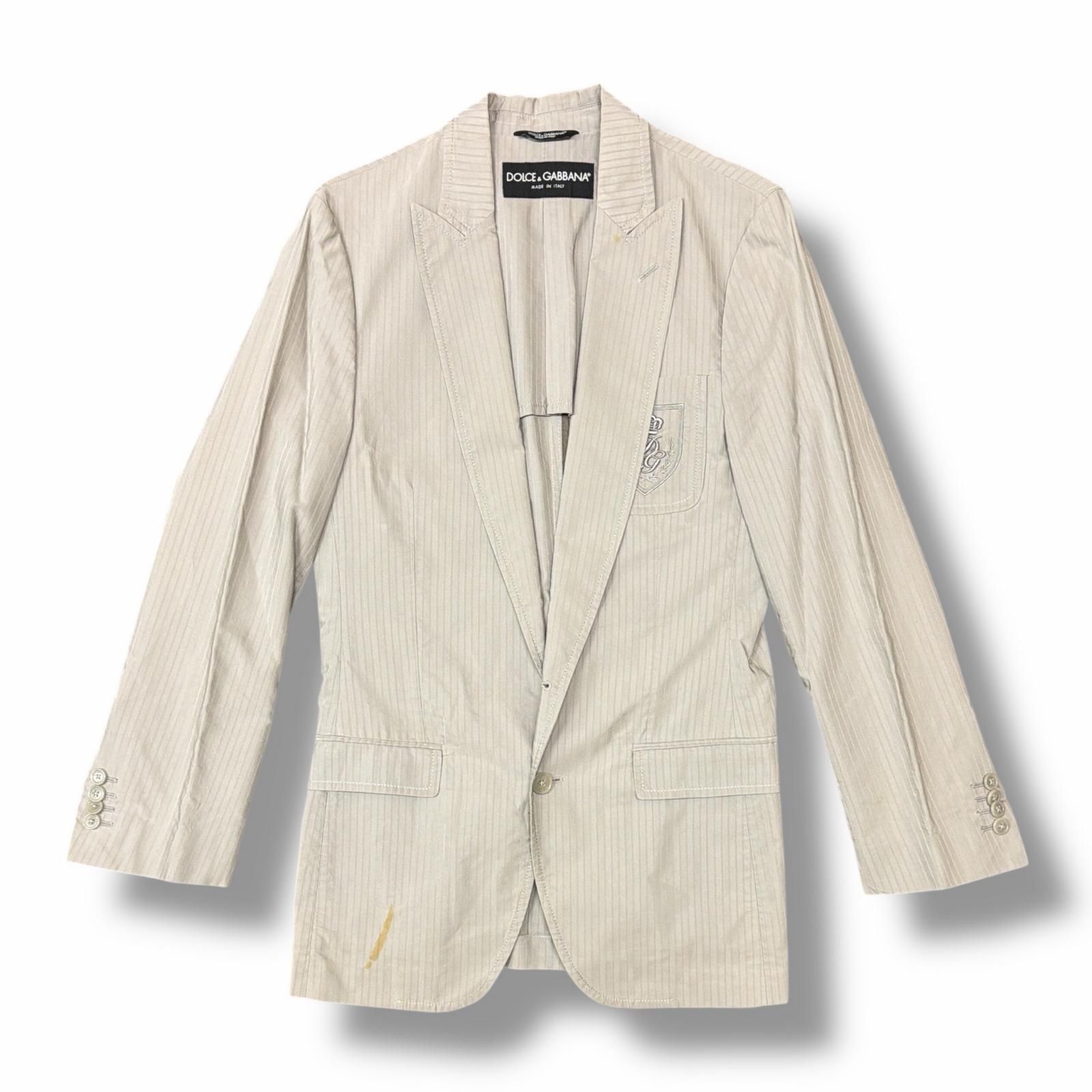 国内正規 DOLCE&GABBANA Single Tailored Jacket シングル テーラード