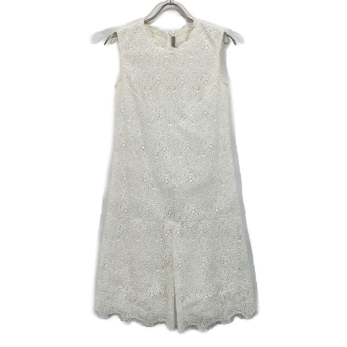 ERMANNO SCERVINO エルマノシェルビーノ D322Q419YEE ﾎﾜｲﾄ ﾚｰｽ ﾜﾝﾋﾟｰｽ