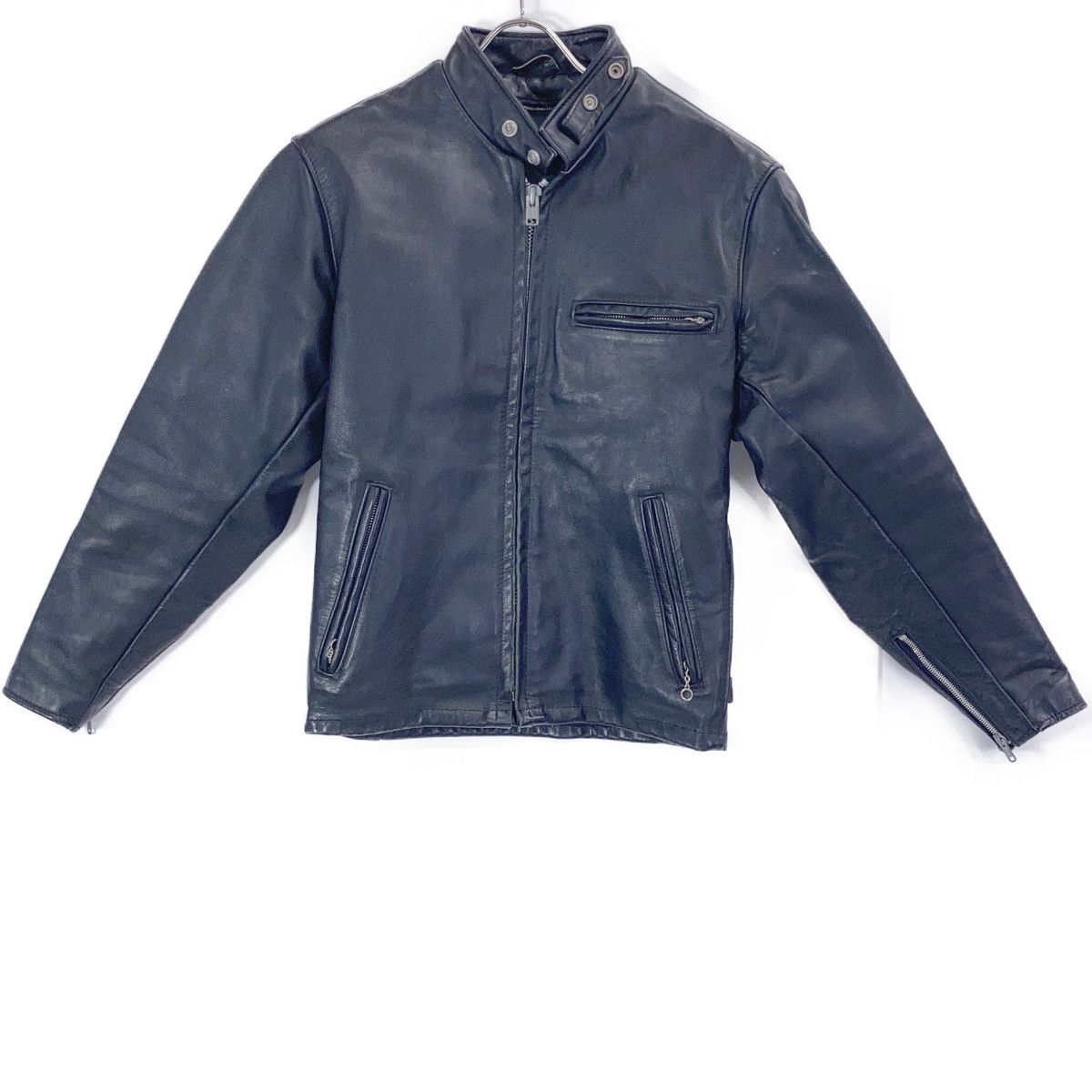 SCHOTT ショット 641 ﾌﾞﾗｯｸｼﾝｸﾞﾙﾚｻﾞｰﾗｲﾀﾞｰｽｼﾞｬｹｯﾄ 【公式通販】