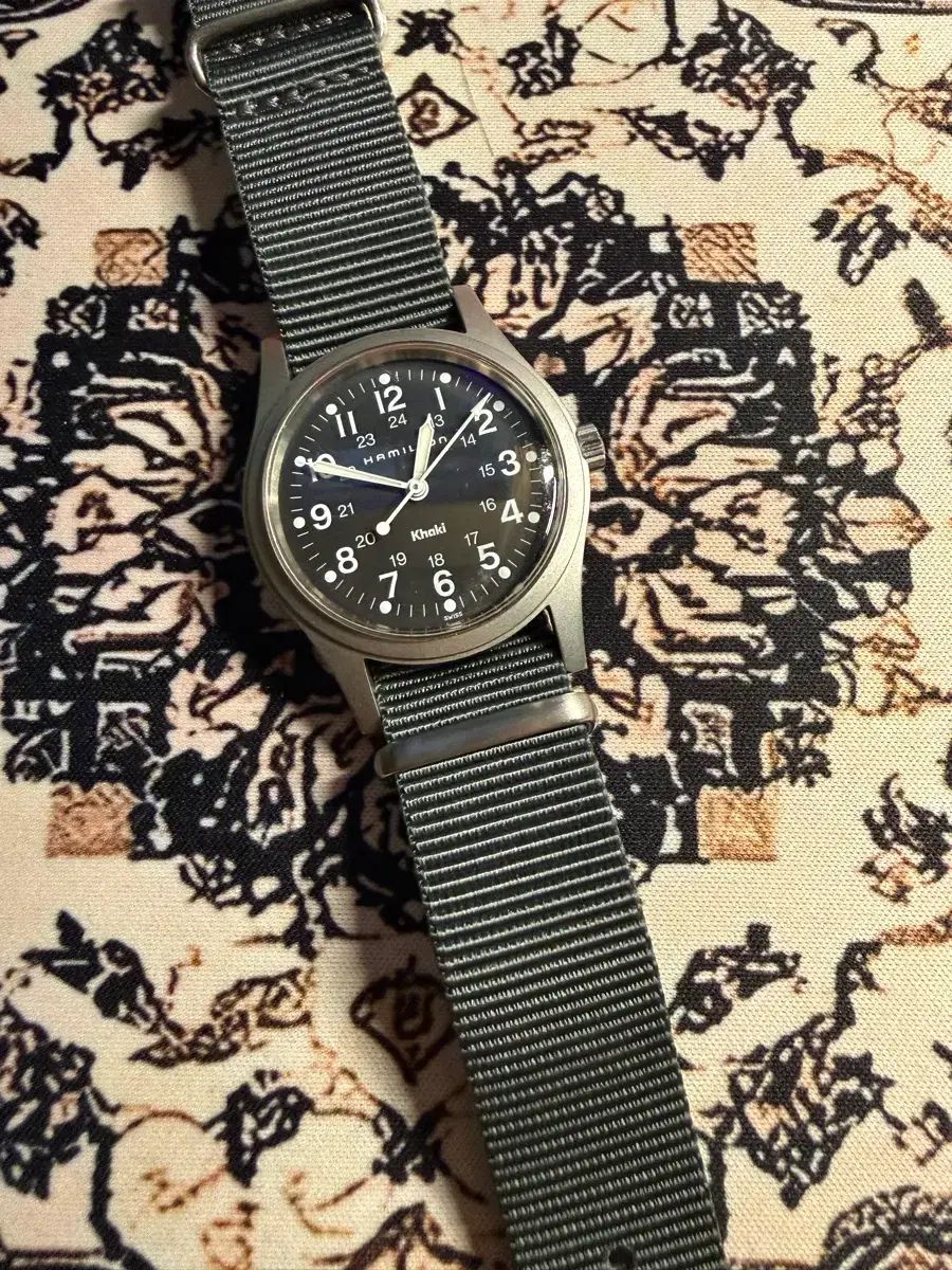 ハミルトン 9415A 手巻き BLACK 검판