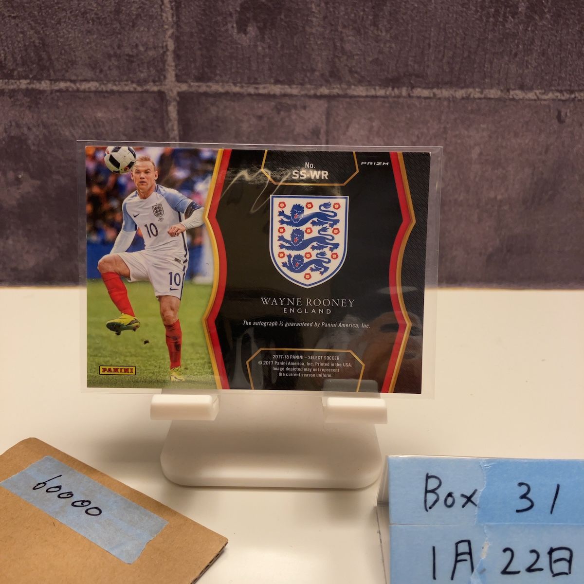 Yahoo!オークション Wayne Rooney 直筆サイン Prizm Auto ウェイン 