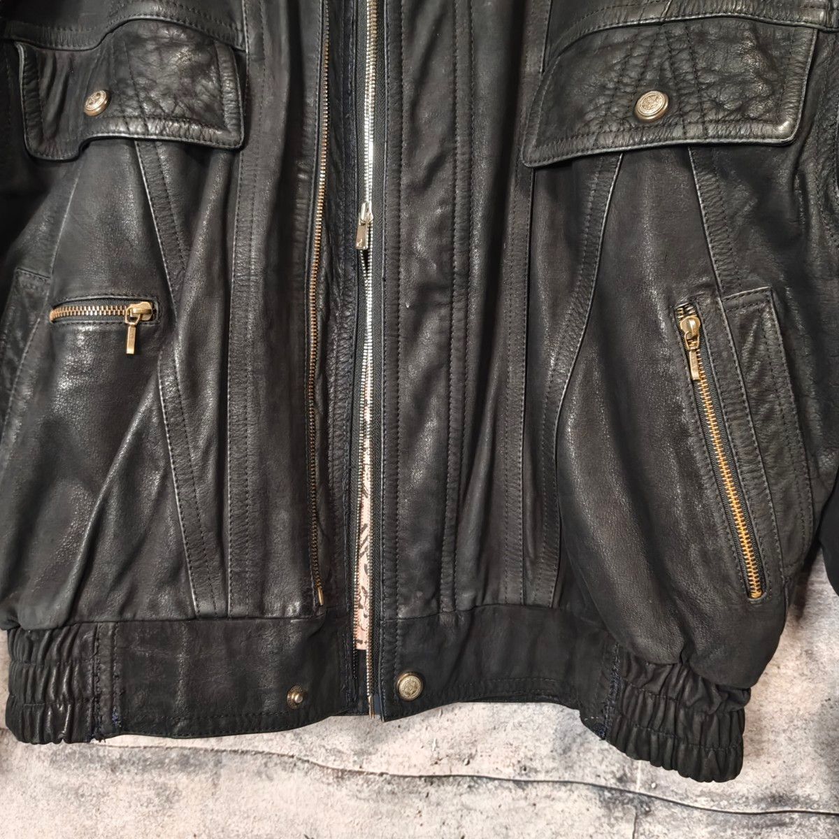 80s Nubuck Leather Vintage Jacket 【公式通販】