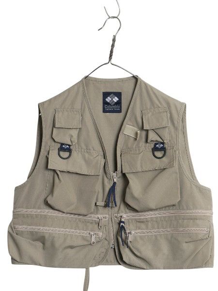 80s コロンビア フィッシング ベスト メンズ M 程/ ヴィンテージ 旧