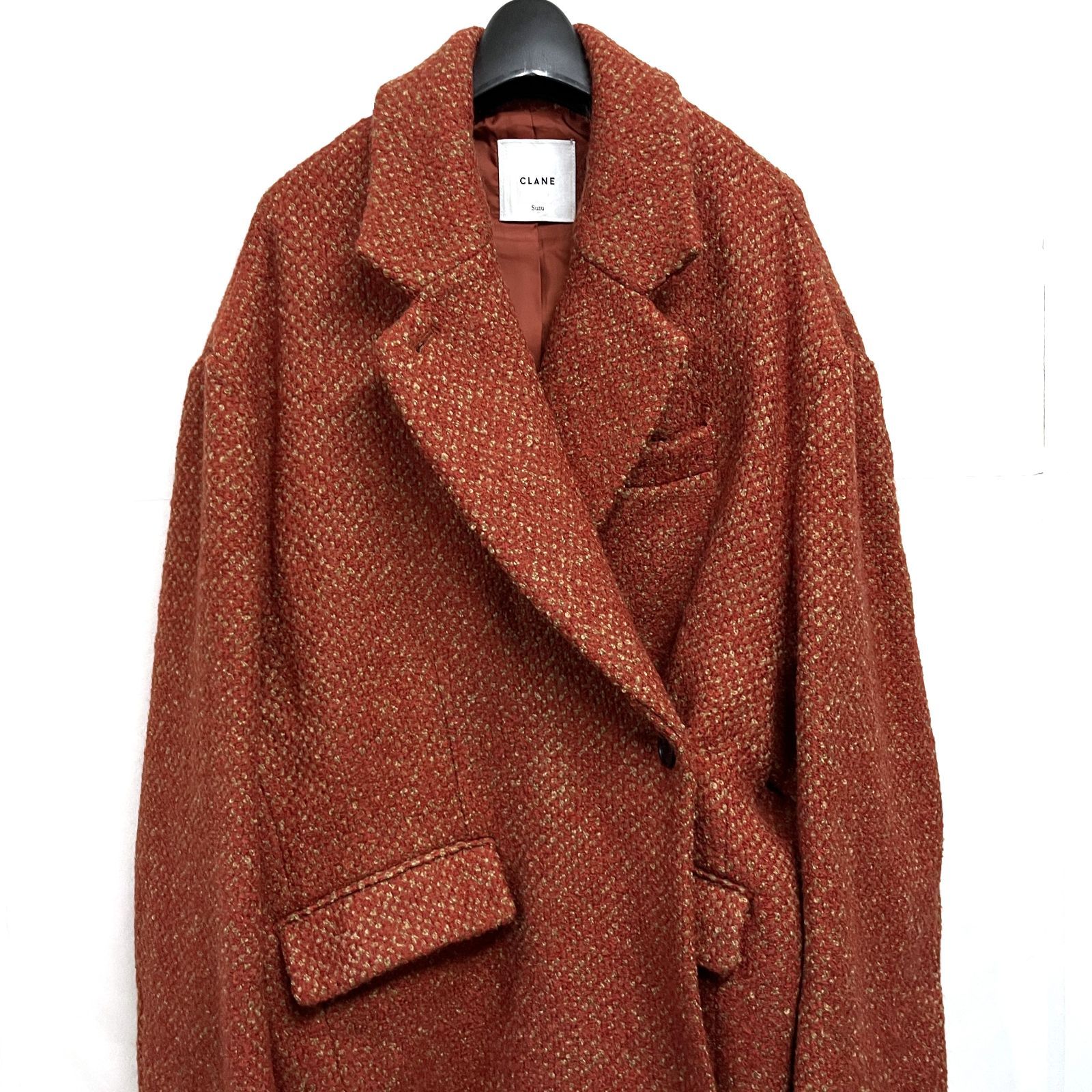 CLANE x Suzu Hirose｜ クラネ 広瀬すず MIX COLOR OVER COAT ミックス 