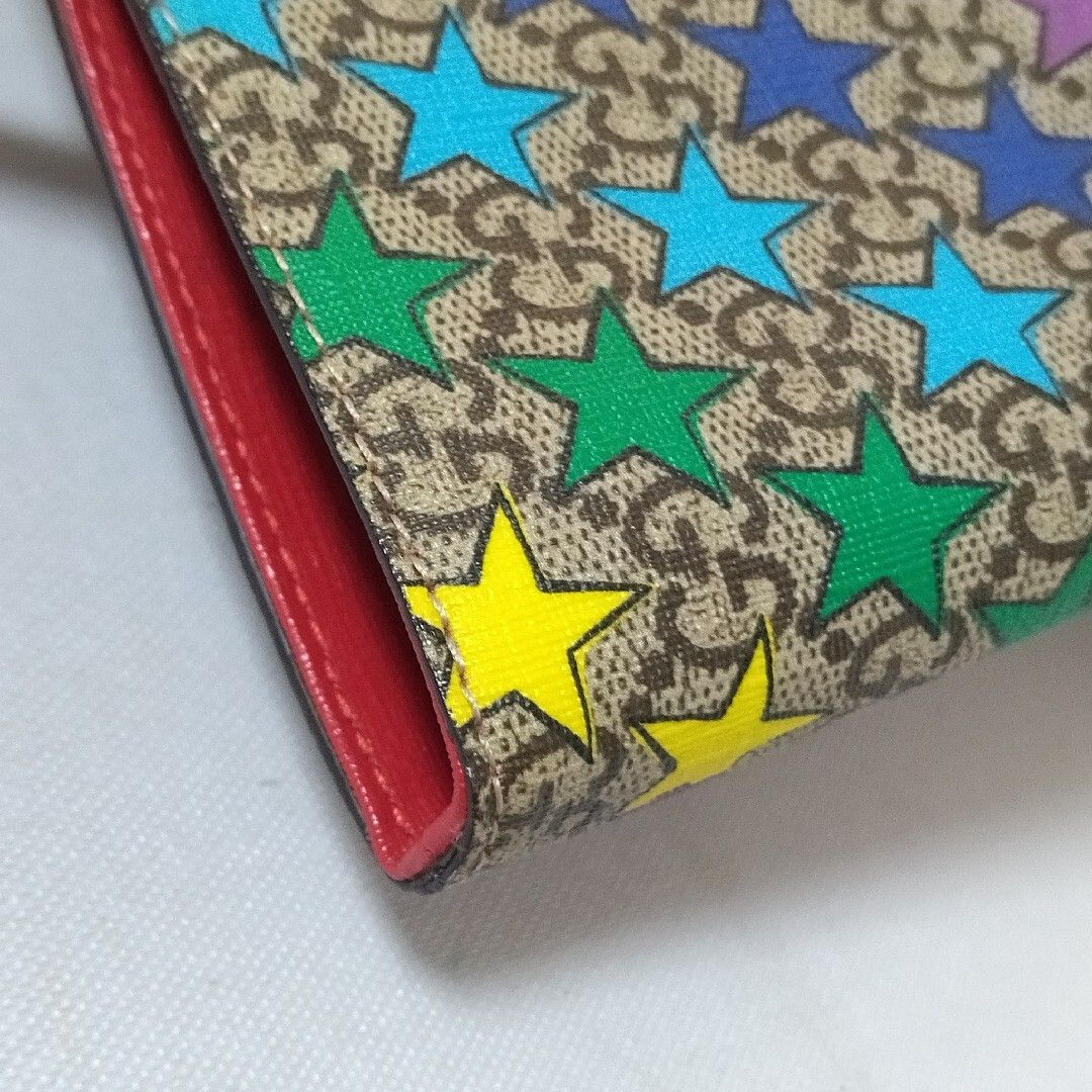 美品 グッチ GGスプリーム チルドレンズ レインボー スター