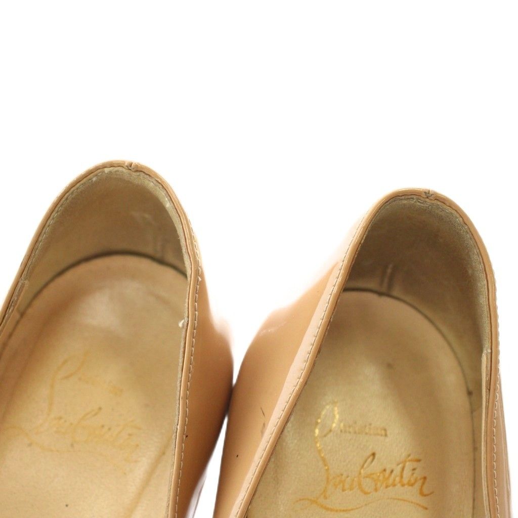 クリスチャンルブタン Christian louboutin パンプス エナメル ポイン