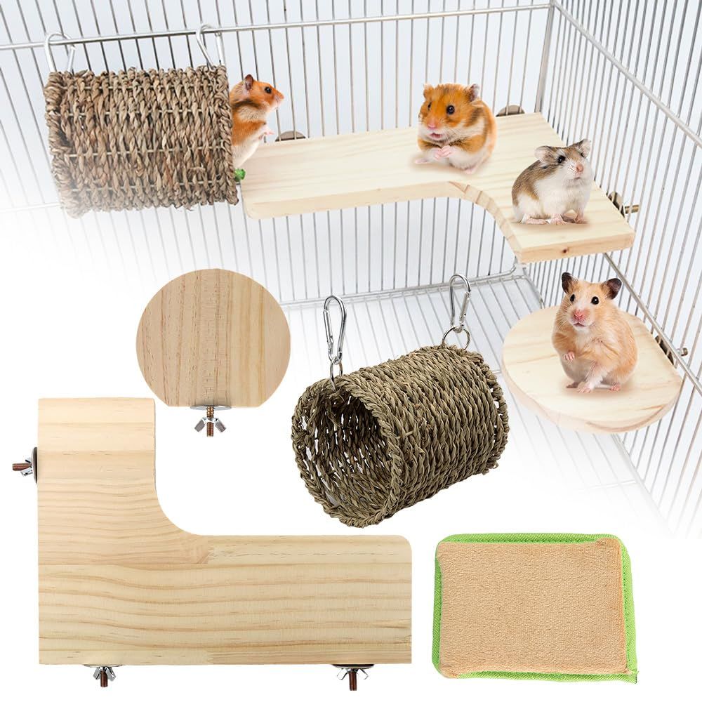PET BRILLIANT 小動物用ステージ 4種セット ハムスター 