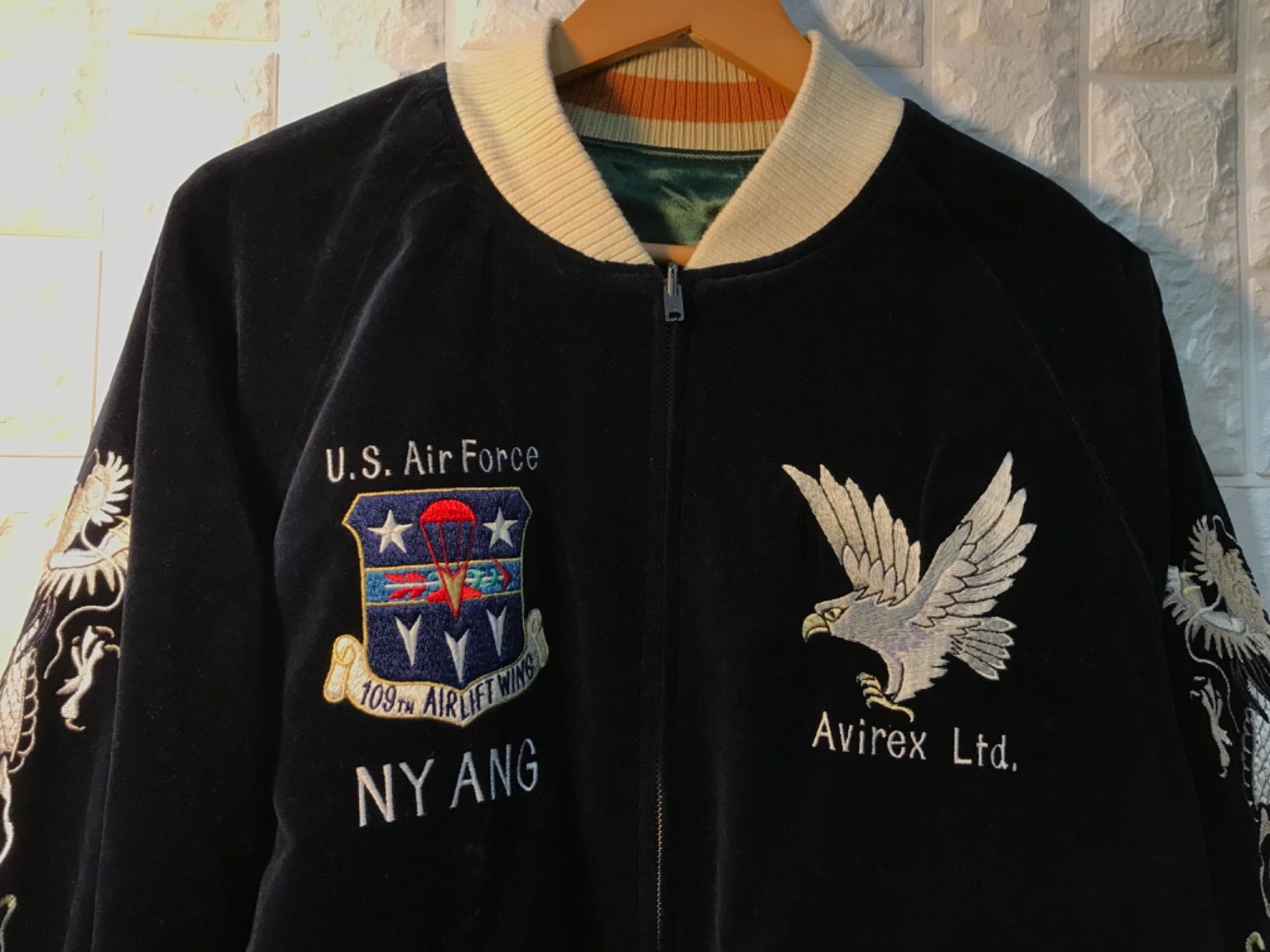 AVIREX スーベニアジャケット 109th AIRLIFT WING - メルカリ