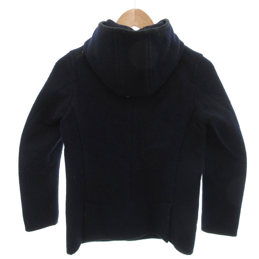 ダントン DANTON 美品 Pコート ウール 34 紺 ネイビー 長袖 ダブル