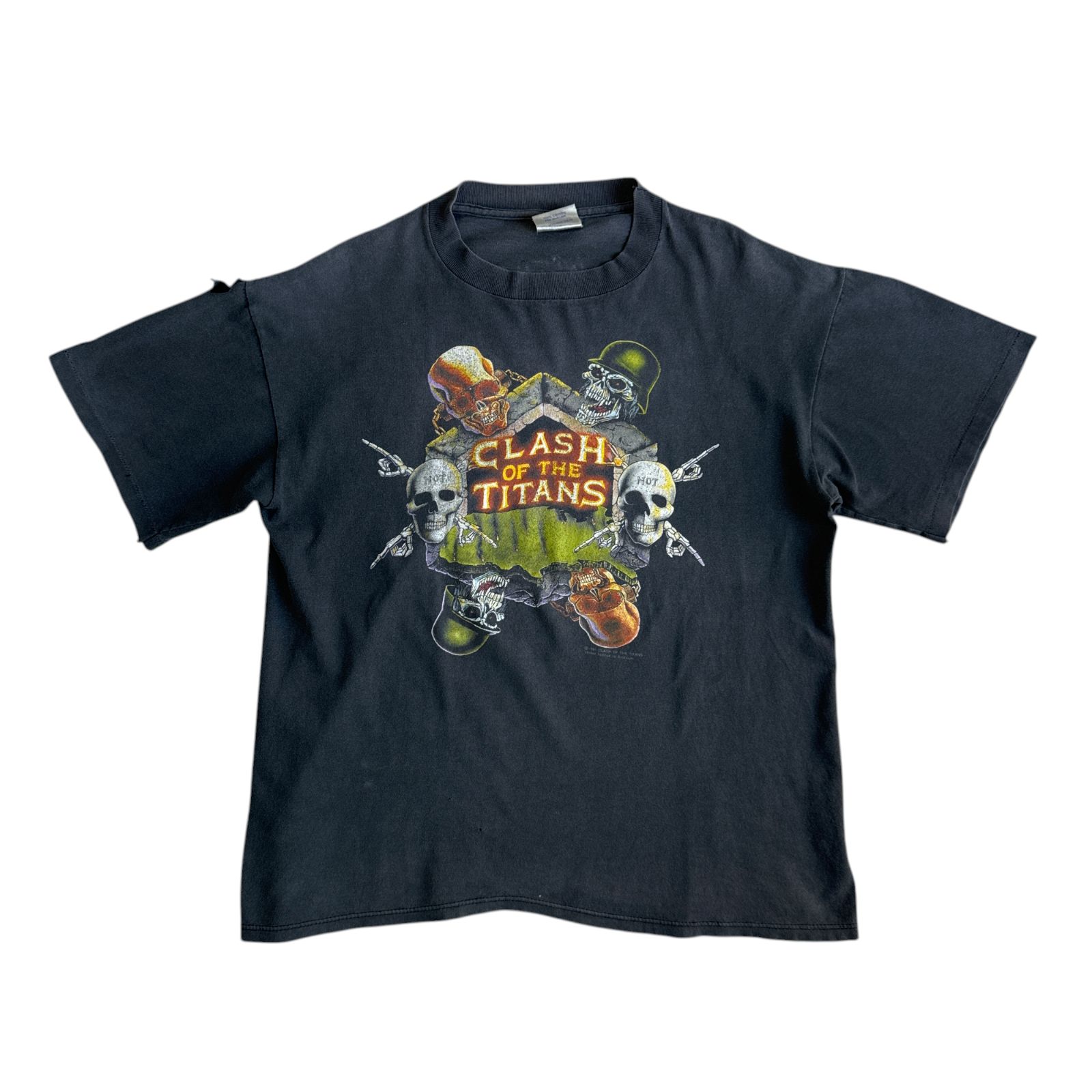 90's USA製 ANTHRAX Tシャツ ロック ビンテージ Slayer 90s Anthrax & Slayer & Megadeth 