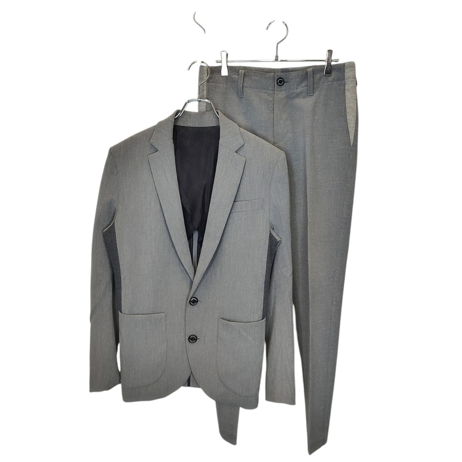 1PIU1UGUALE3 ウノピゥウノウグァーレトレ RIB JACKET TAPPERED SLACKS 