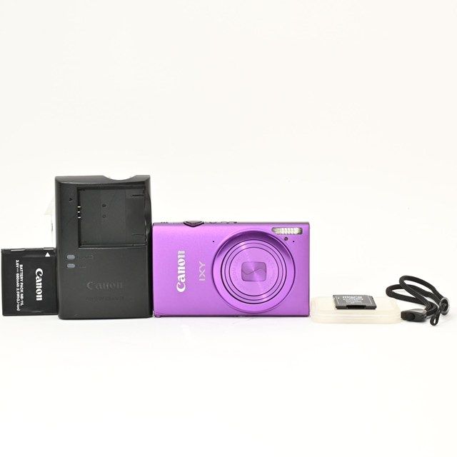 Canon IXY 430F パープル 本体とバッテリー2個 正常動作】Canon IXY