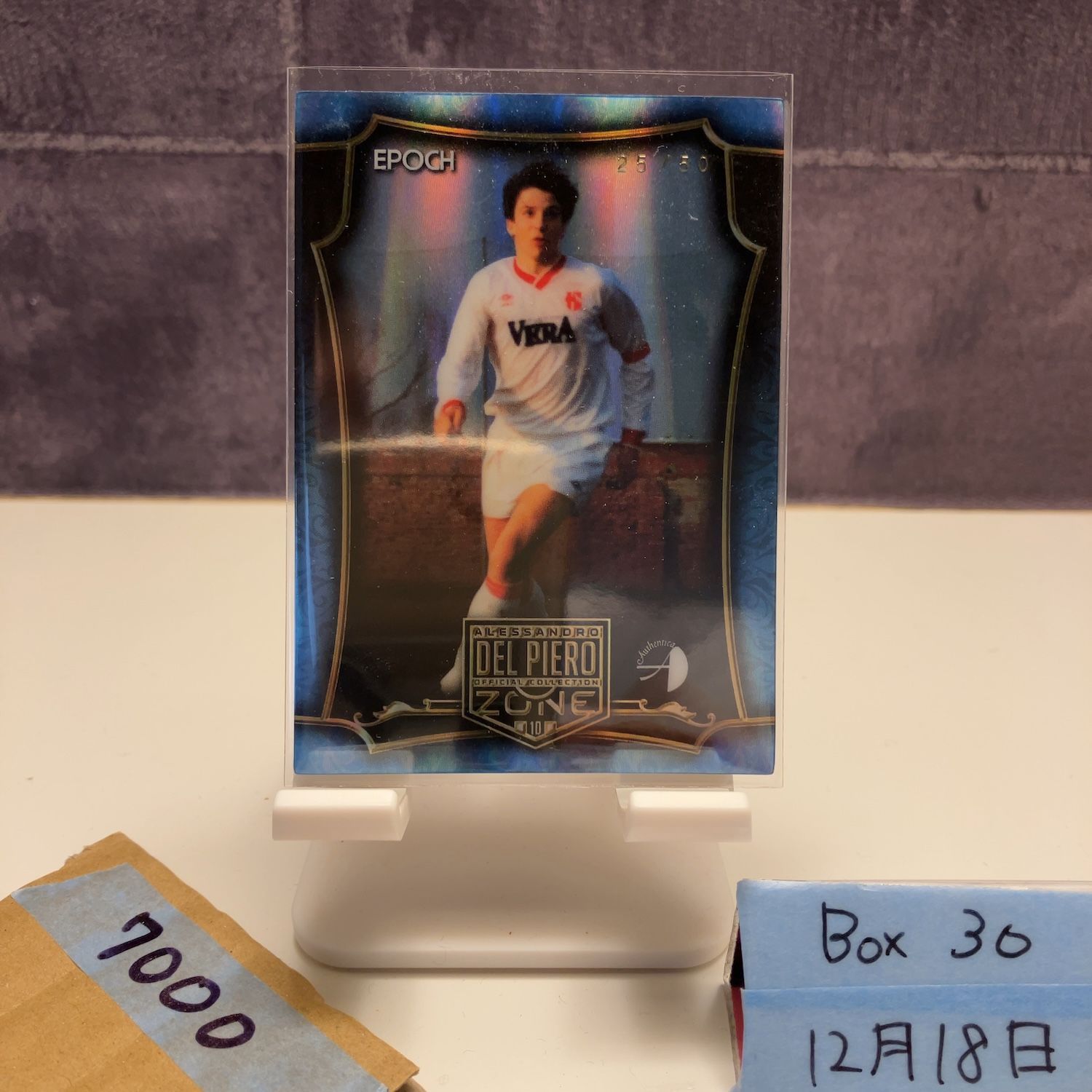 2017 EPOCH Alessandro Del Piero アレッサンドロデルピエロ 25/50 