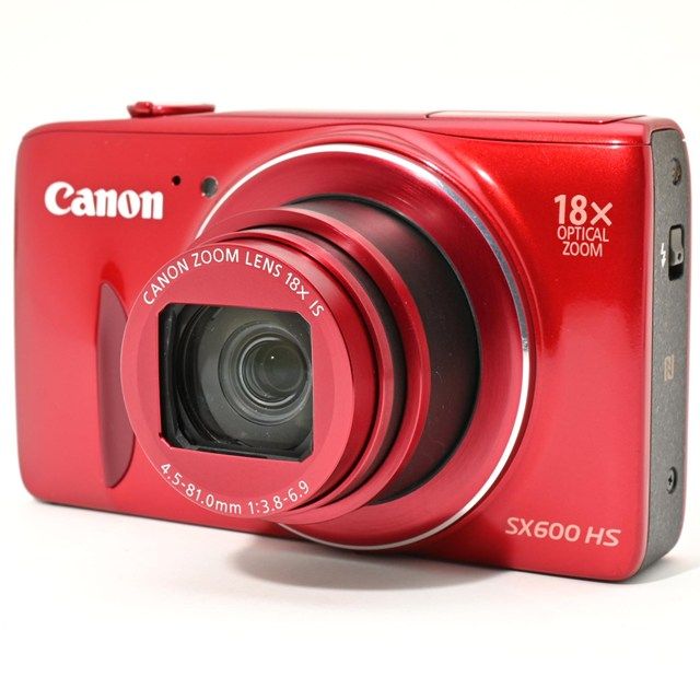 美品＞ Canon PowerShot SX600 HS レッド｜光学18倍ズーム搭載