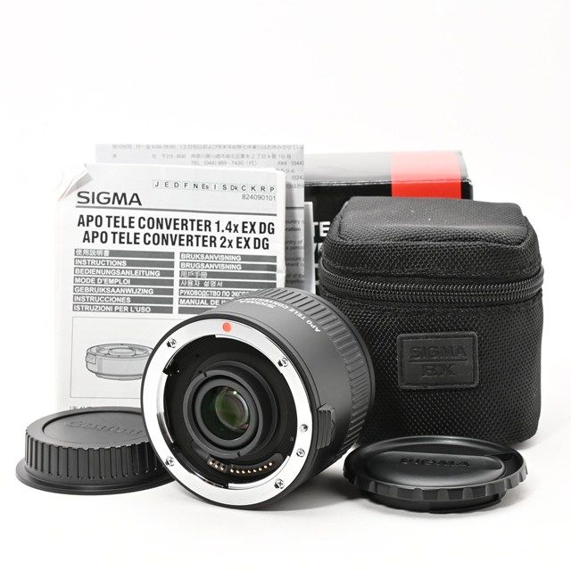 ＜美品＞ SIGMA APO TELE CONVERTER 2x EX DG キヤノン用｜テレコンバーター｜動作良好｜外観新品同様｜元箱付き｜望遠撮影の表現力を高める純正対応モデル