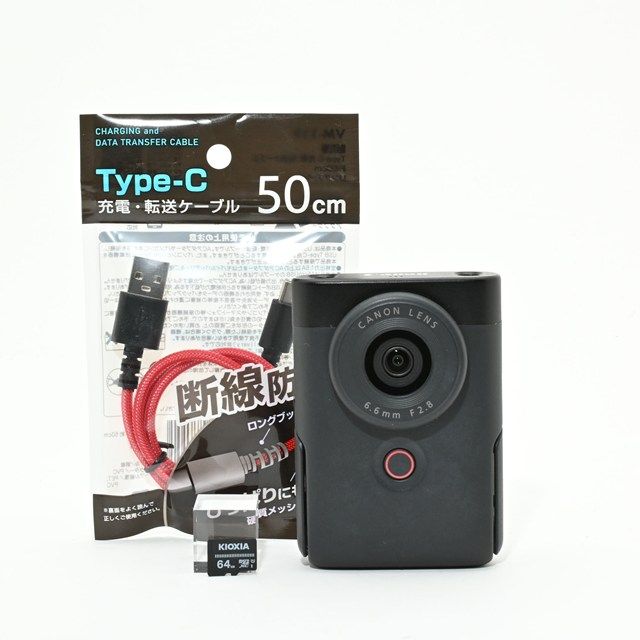 美品＞ Canon Vlogカメラ PowerShot V10 ブラック PSV10BK｜自立型Vlog 