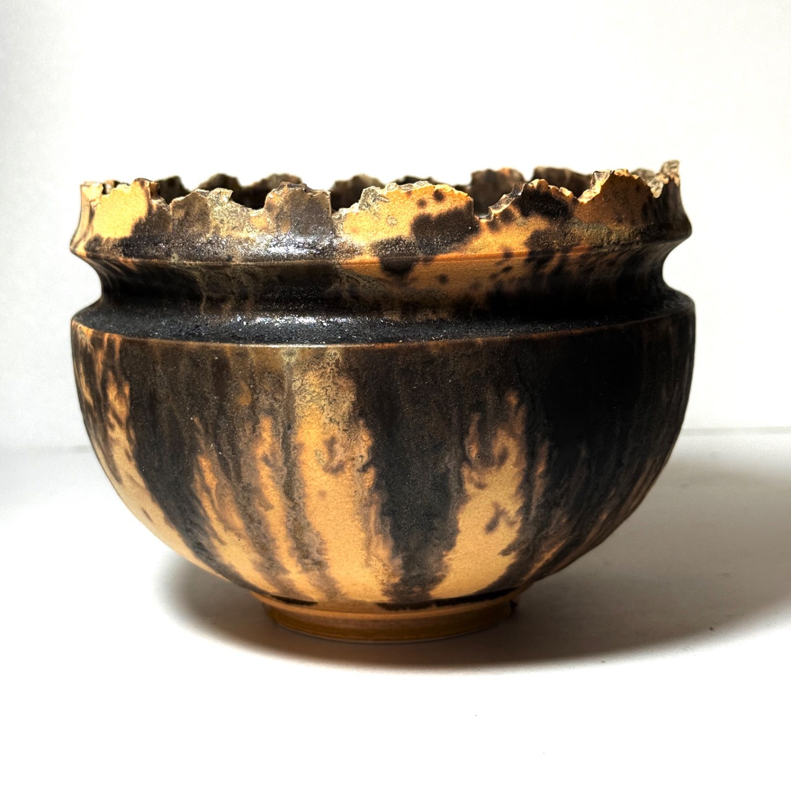 口径15cm植木鉢多肉塊根観葉植物ハンドメイド陶器陶芸アカベサボテン