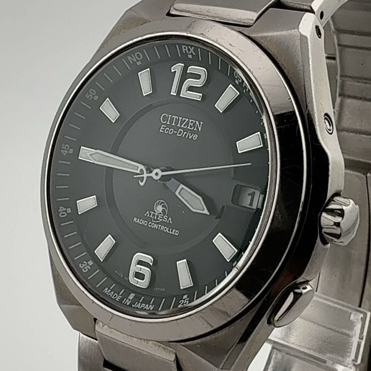 CITIZEN H416-T008551 シチズン ATTESA アテッサ 腕時計 稼働品 電波 
