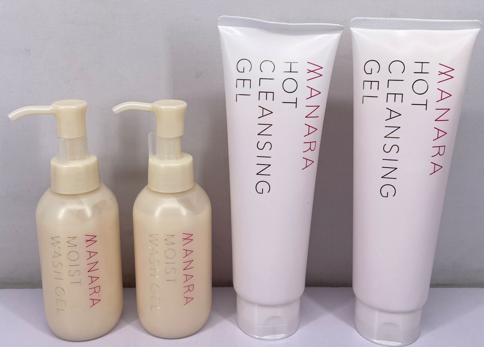 マナラ ホットクレンジングゲル モイストウォッシュゲル 4点セット