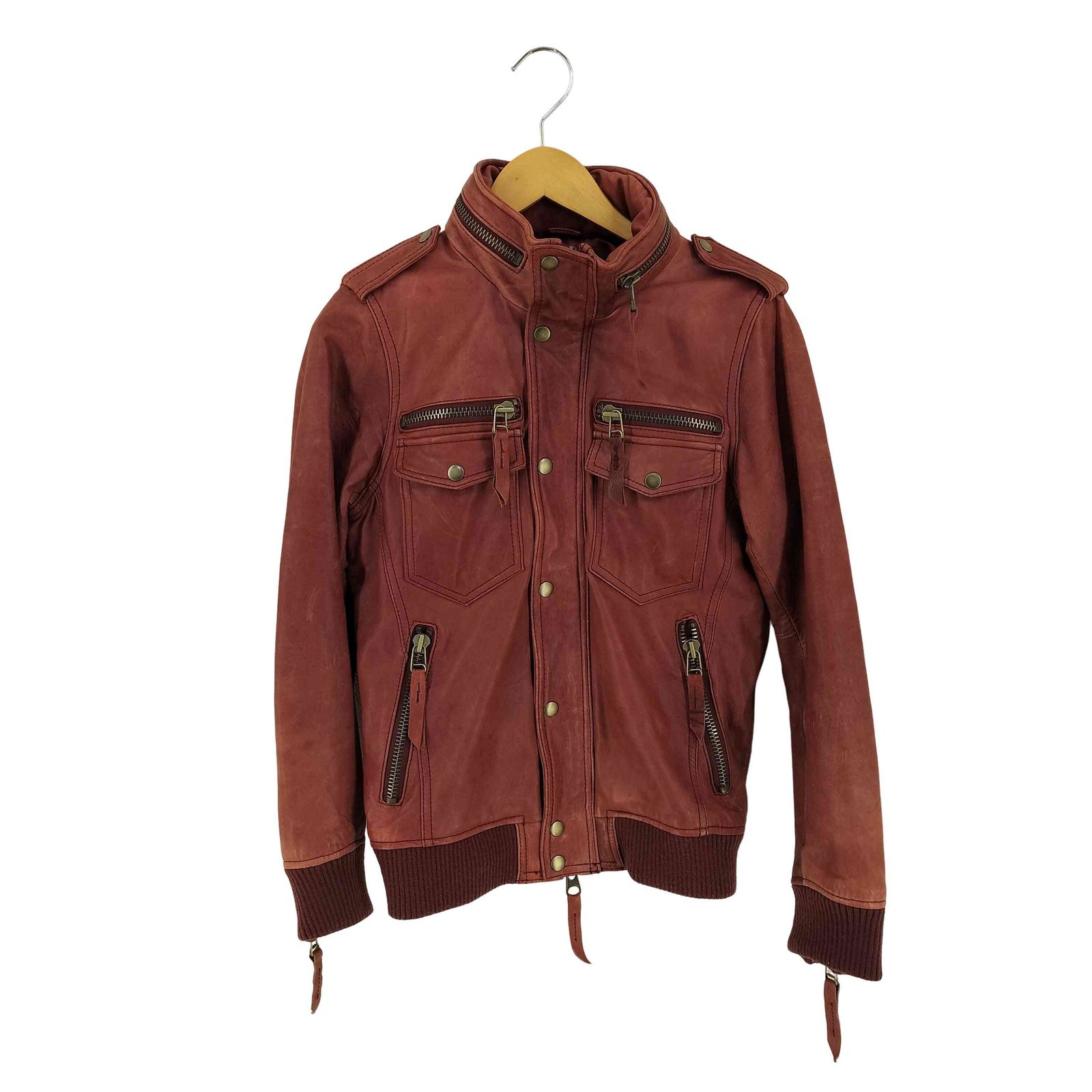 ハウスオブブルース house of blues スタンドカラーレザージャケット メンズ JPN：3 