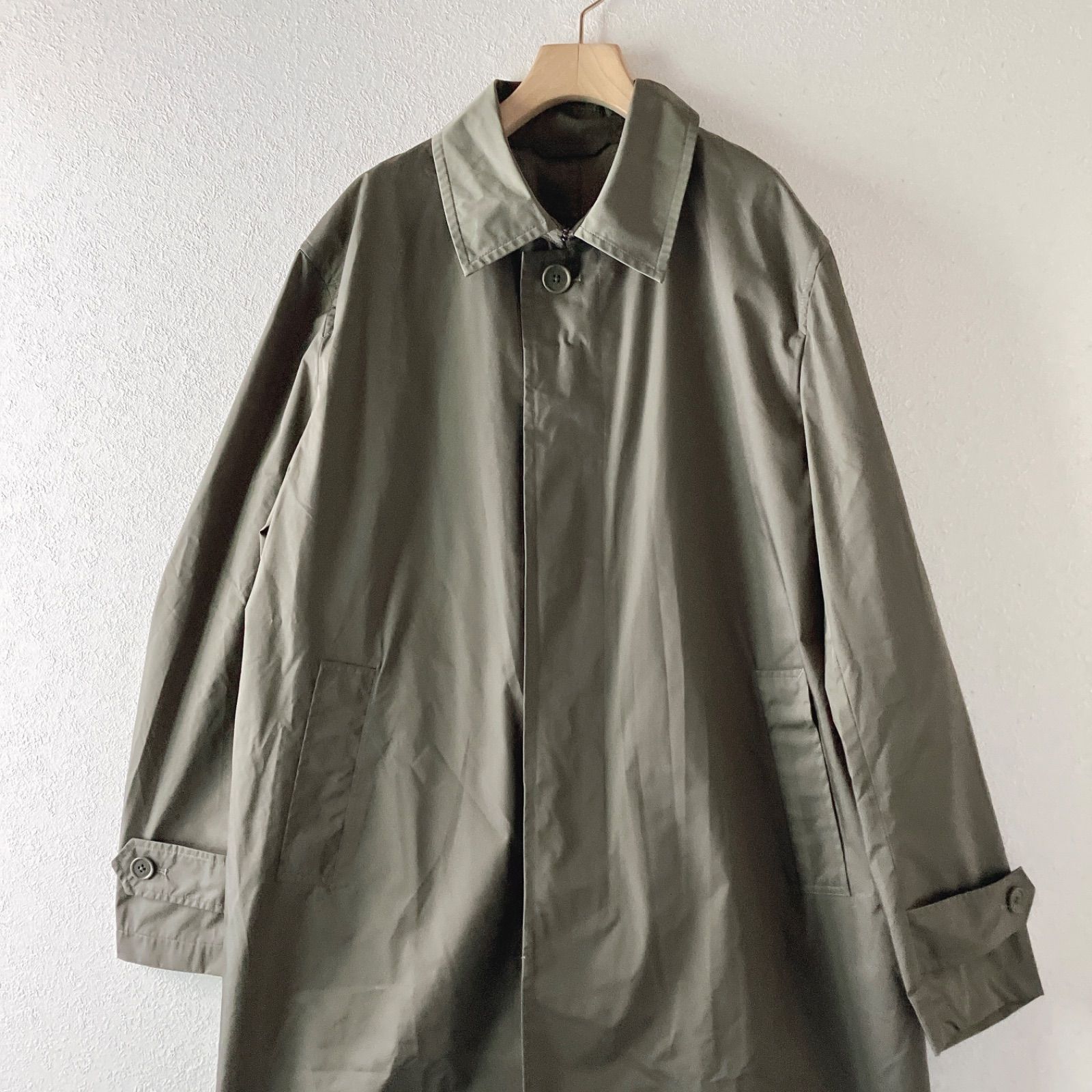 Maker's Shirt 鎌倉 DICROS 撥水ステンカラーコート 46 カーキ メンズL