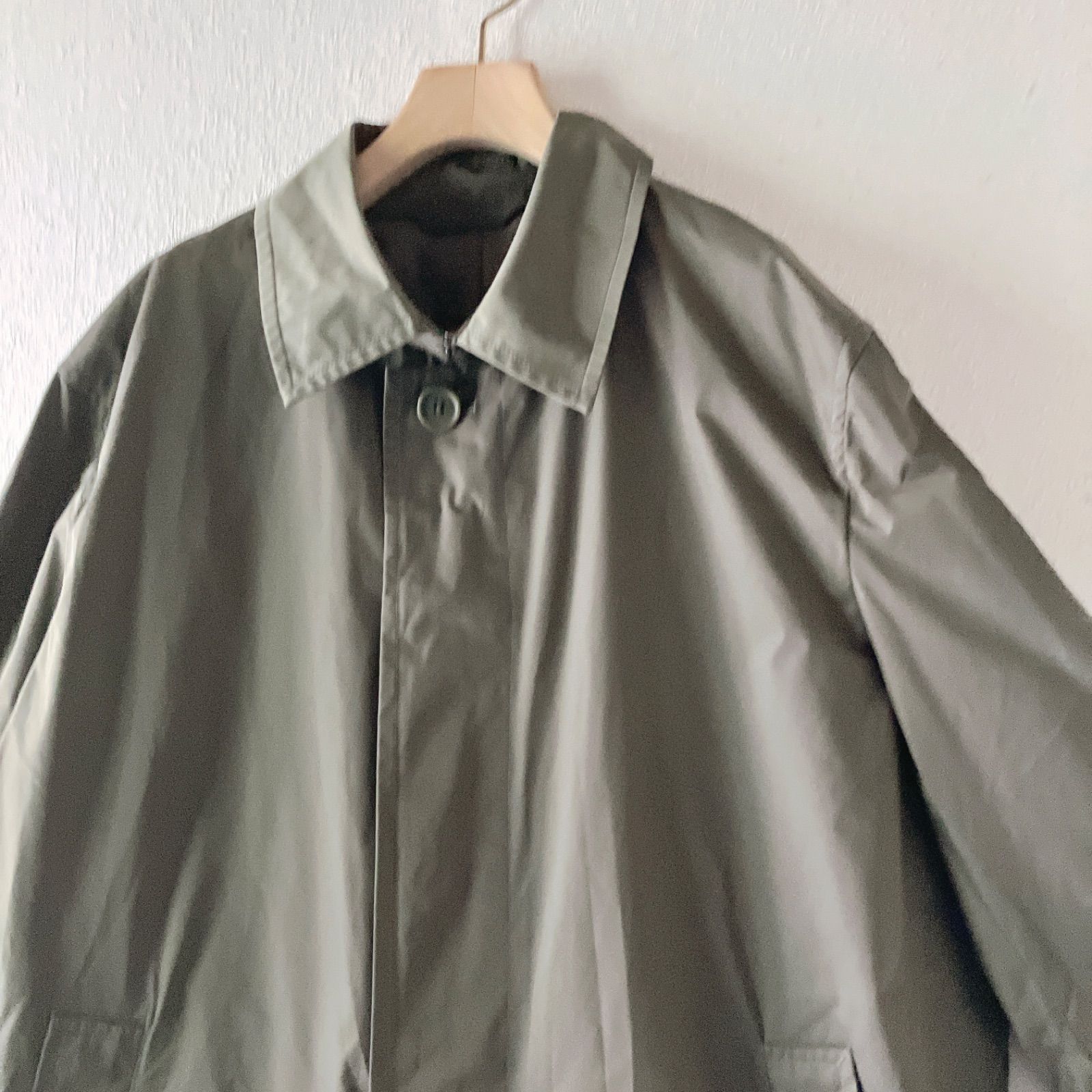 Maker's Shirt 鎌倉 DICROS 撥水ステンカラーコート 46 カーキ メンズL
