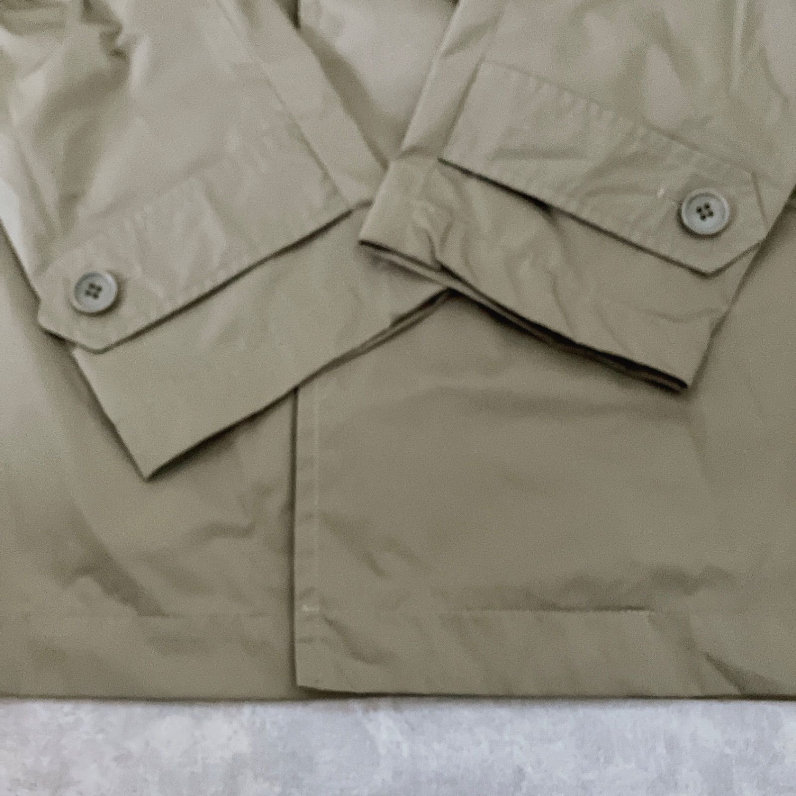 Maker's Shirt 鎌倉 DICROS 撥水ステンカラーコート 46 カーキ メンズL