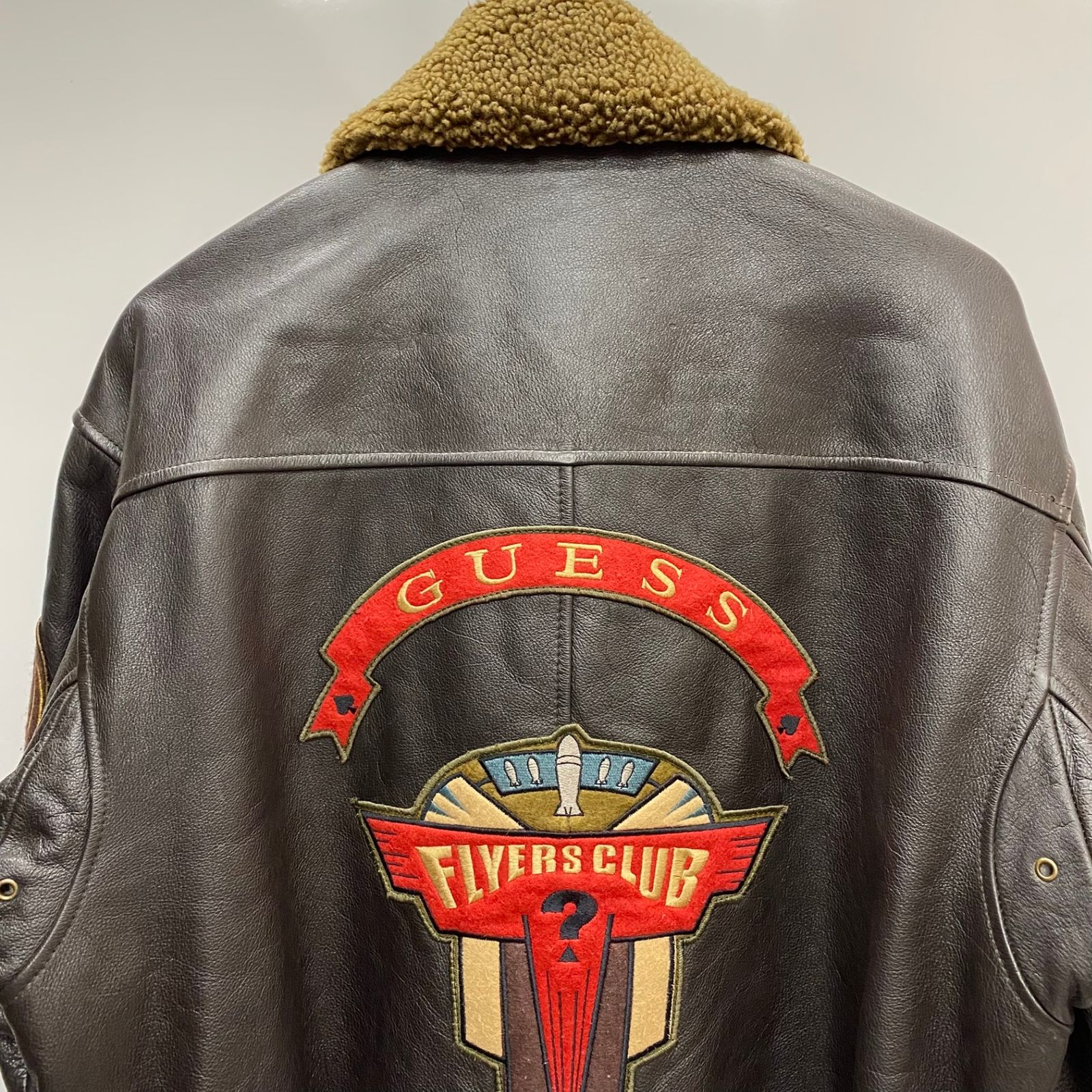ゲス GUESS 90's USA製 1981 Air Command レザー フライトジャケット