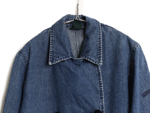 90s ラルフローレン ジーンズ デニム Pコート レディース S / オールド