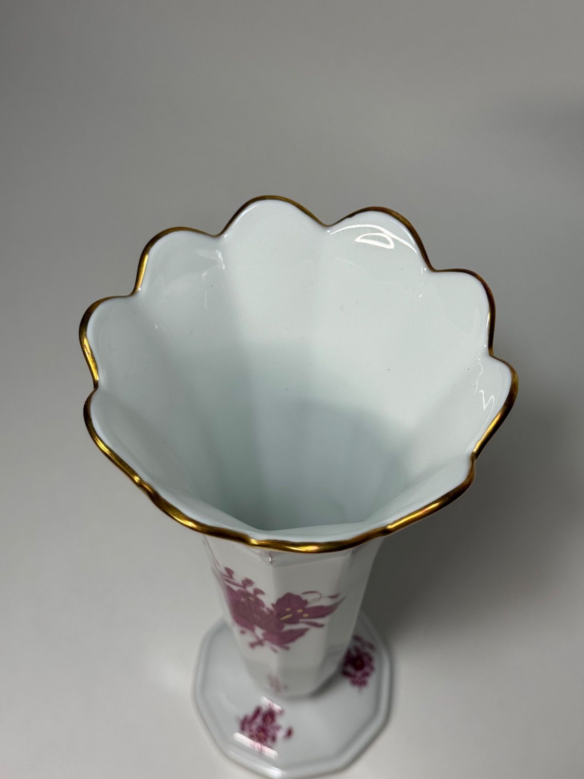 Herend ヘレンド「アポニー・ピンク」フラワーベース/花瓶 23㎝ 未使用