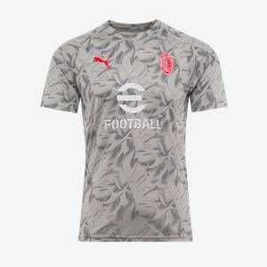 【送料無料・匿名配送】PUMA プーマ ACミラン 25/26 公式 プレマッチ シャツ グレー 新品 正規品 日本未発売