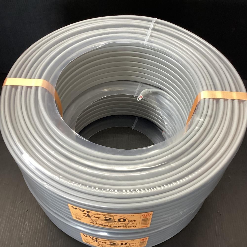 未使用】富士電線 VVFケーブル 3x2.0㎜ 100m 2巻セット[203] - メルカリ