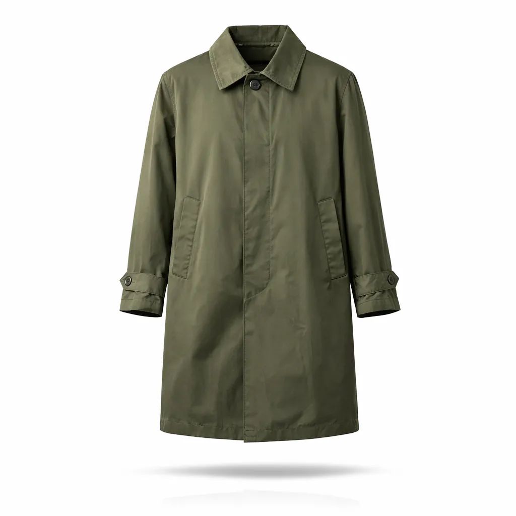 Maker's Shirt鎌倉 DICROS コート Maker's Shirt 鎌倉 DICROS 撥水ステンカラーコート 46 カーキ メンズL