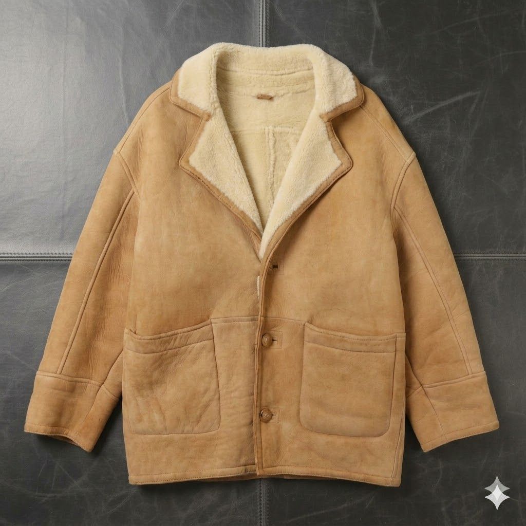 00s archive Y2K mouton jacket グランジ opium 00s archive mouton 