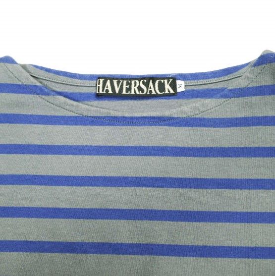HAVERSACK ハバーザック 25SS 日本製 BASQUE SHIRT 天笠ボーダーバスク 