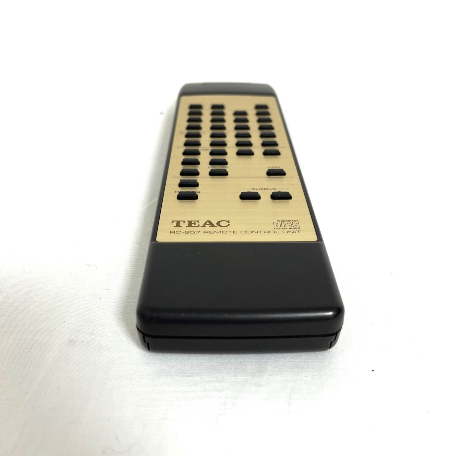 TEAC RC-657 CDプレーヤー用リモコン - メルカリ リモコン RC-657