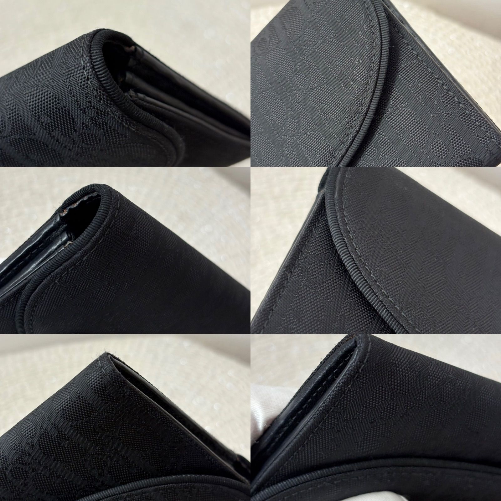 クリスチャンディオール 長財布 トロッター キャンバス レザー