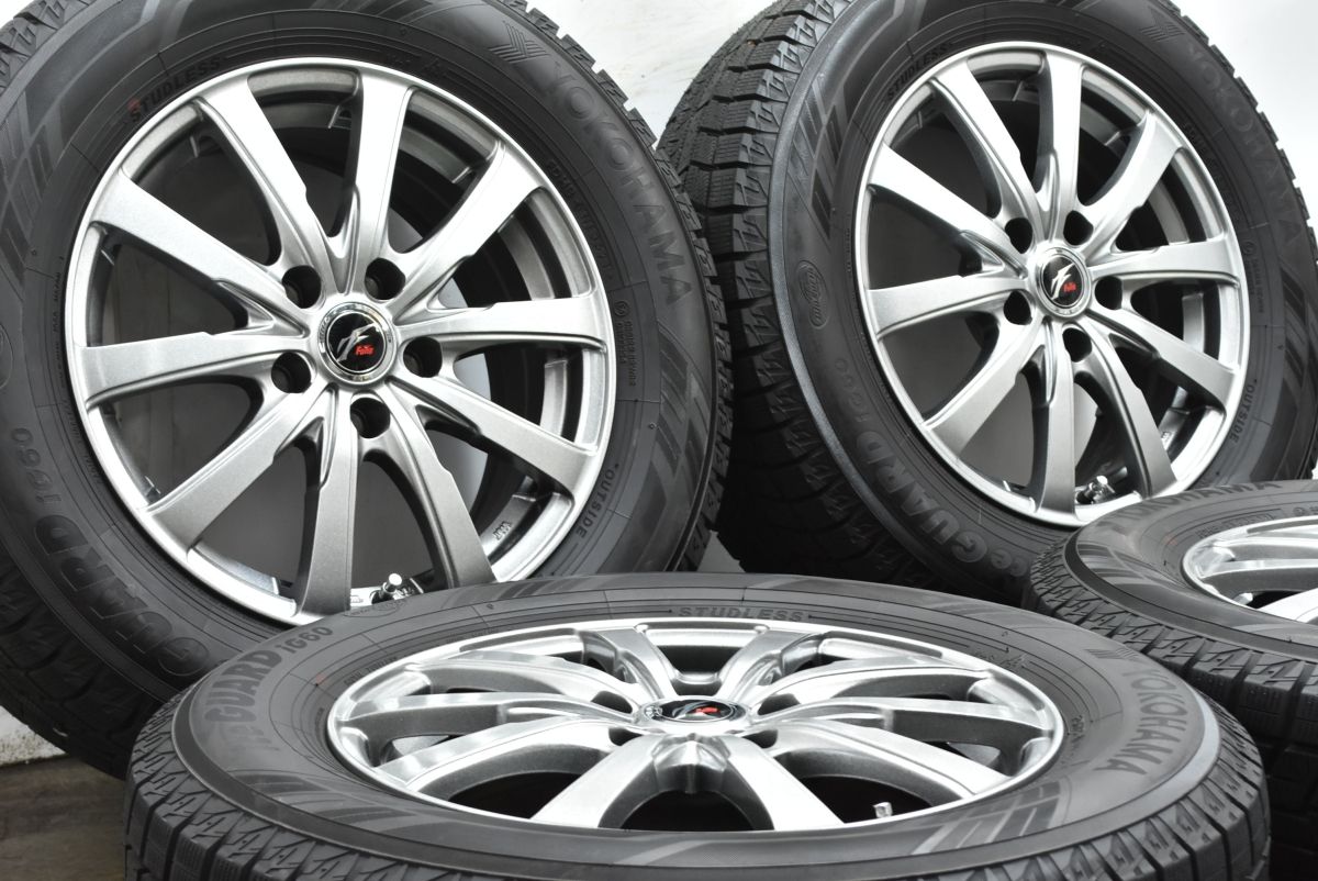 美品】FANG 16in 6.5J +40 PCD114.3 ヨコハマ アイスガード iG60 215/65R16