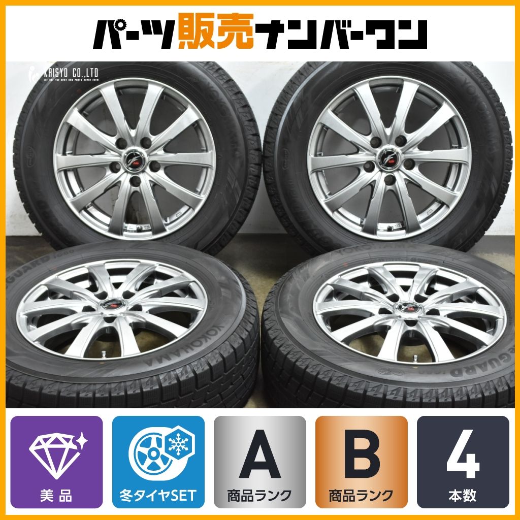 美品】FANG 16in 6.5J +40 PCD114.3 ヨコハマ アイスガード iG60 215
