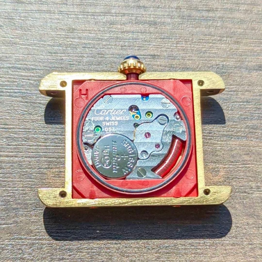 Cartier 新品同様 マストタンク SM ヴェルメイユ アイボリー文字盤