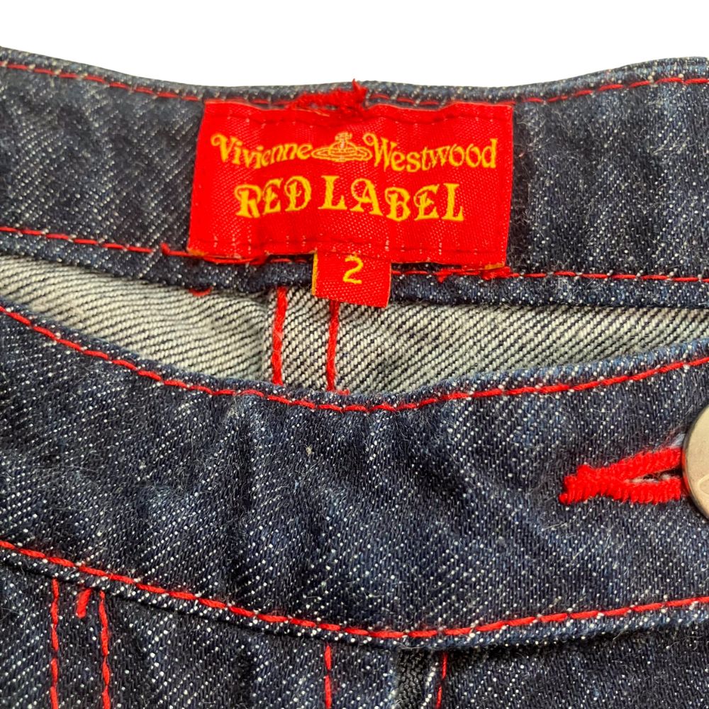 美品】Vivienne Westwood RED LABEL デニム 赤ステッチ 2 - メルカリ 美品】Vivienne Westwood RED LABEL デニム 赤ステッチ 2 - メルカリ