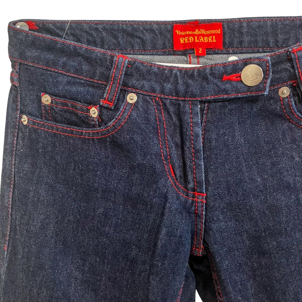 美品】Vivienne Westwood RED LABEL デニム 赤ステッチ 2 - メルカリ 美品】Vivienne Westwood RED LABEL デニム 赤ステッチ 2 - メルカリ