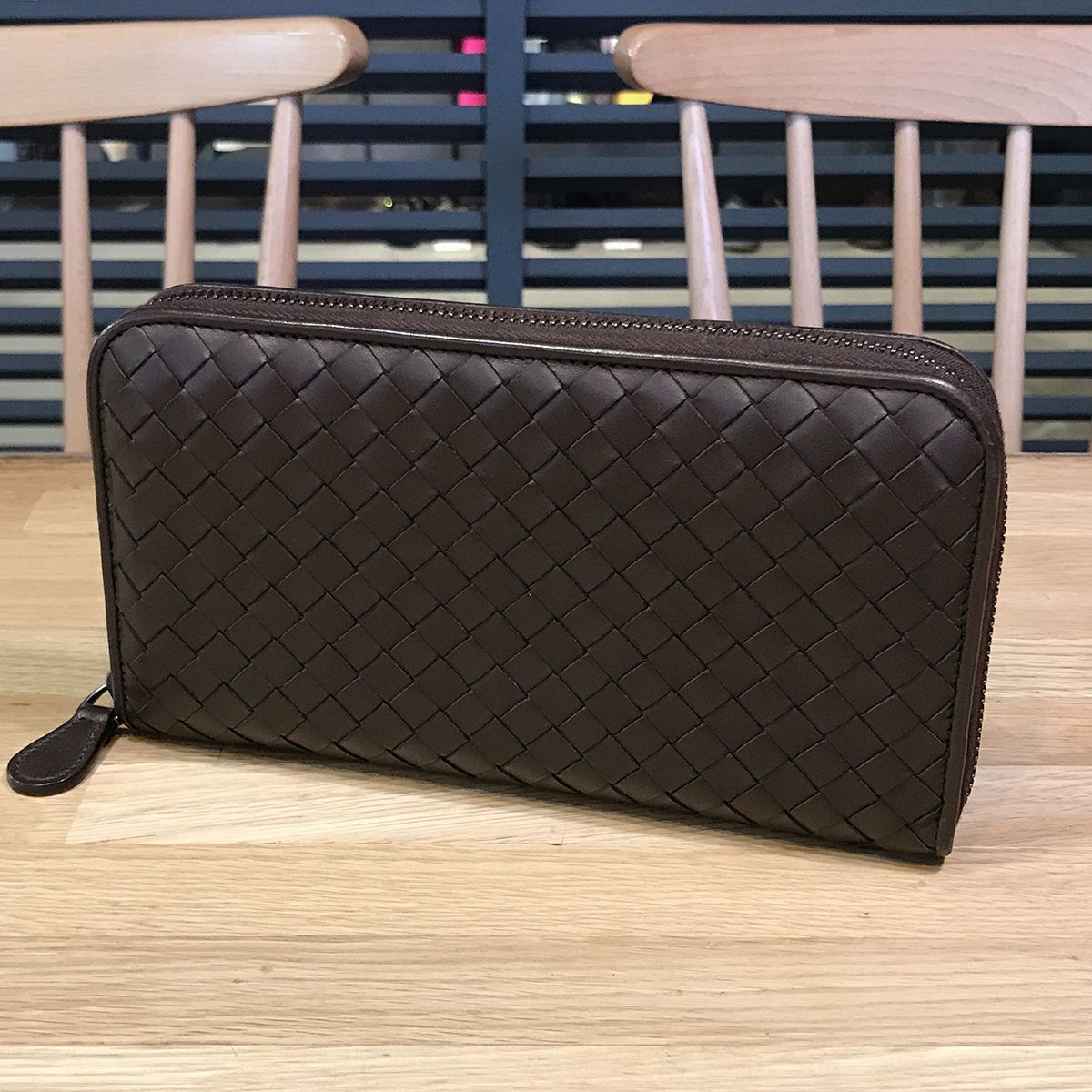 ボッテガヴェネタ イントレチャート 長財布 ラウンド VENETA ラウンド 