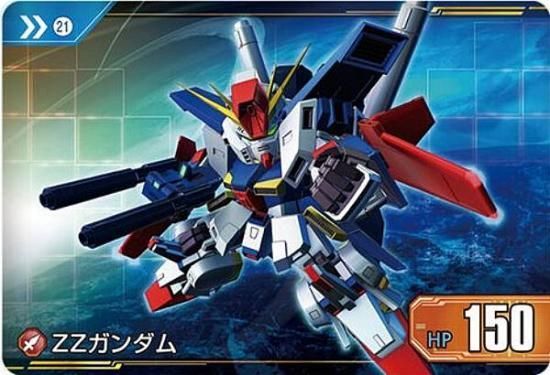 21 ZZガンダム (N ノーマル) 】カードダス SDガンダム ジー