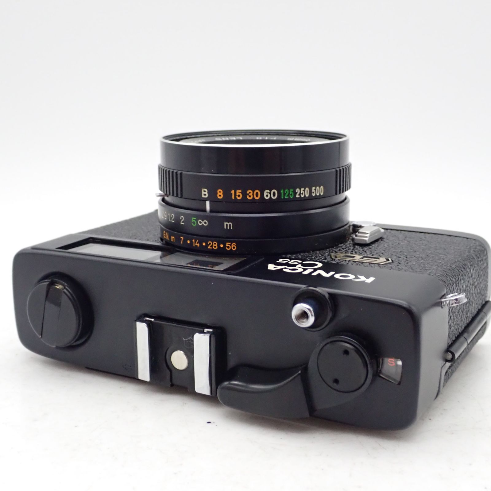 極上品 KONICA C35 FD ブラック HEXANON 38mm f1.8 レンジファインダー