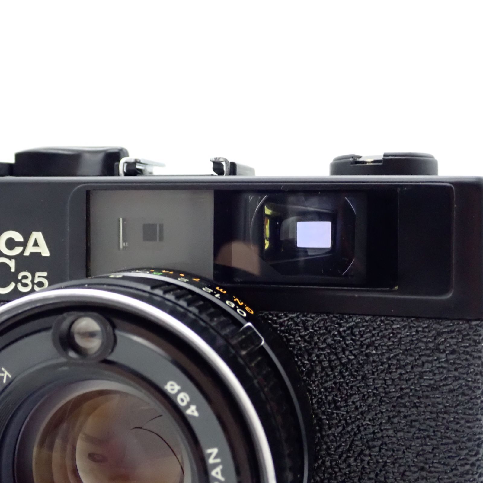 極上品 KONICA C35 FD ブラック HEXANON 38mm f1.8 レンジファインダー
