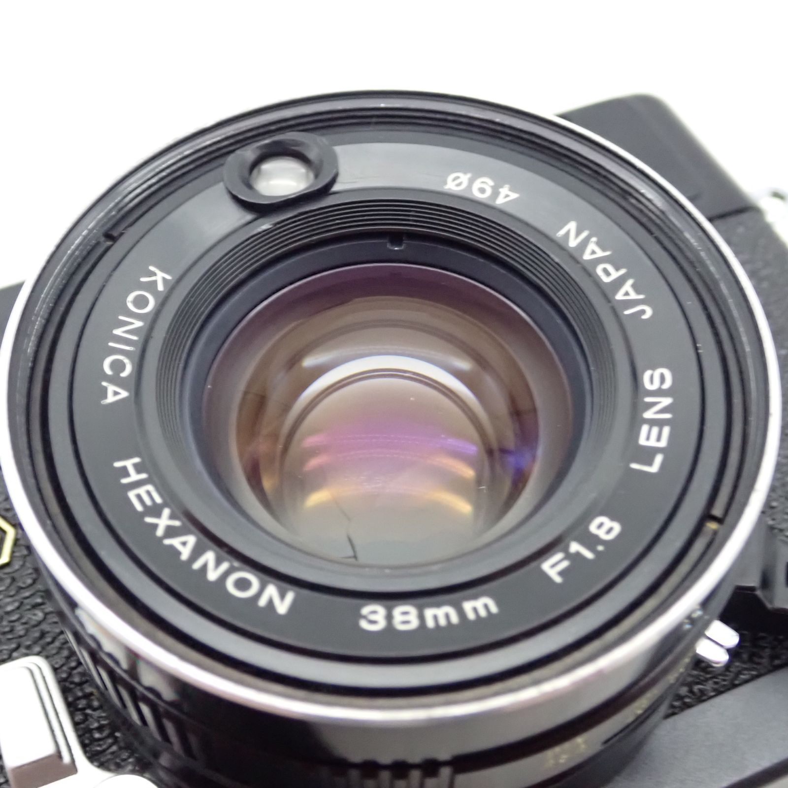 極上品 KONICA C35 FD ブラック HEXANON 38mm f1.8 レンジファインダー