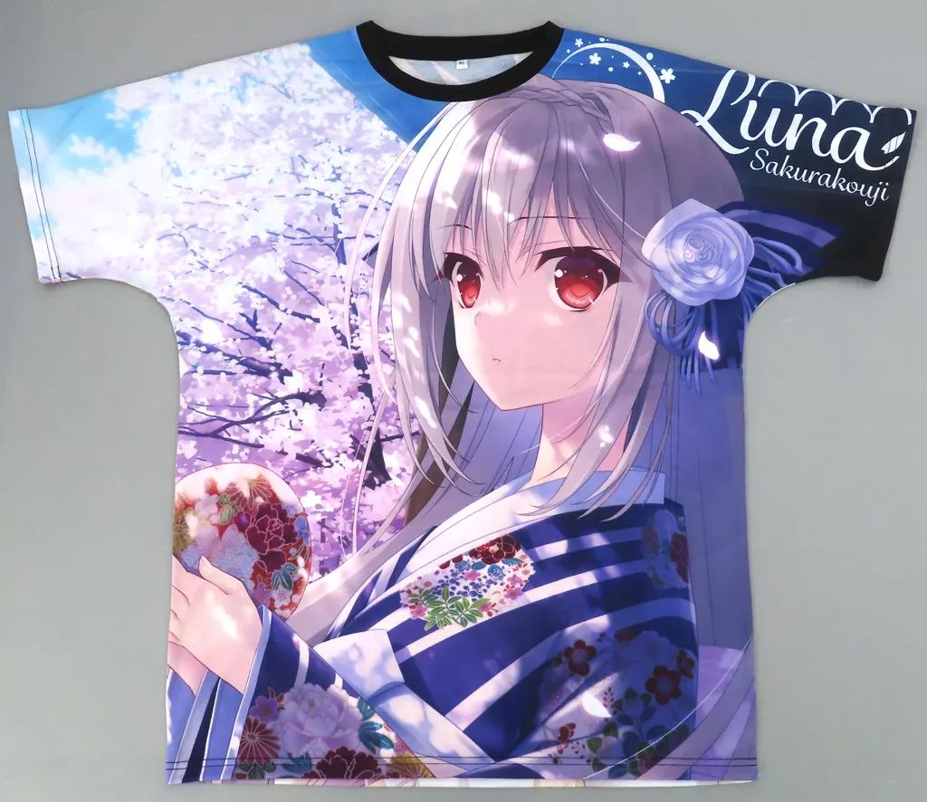 中古】Tシャツ 桜小路ルナ フルグラフィックTシャツ XLサイズ